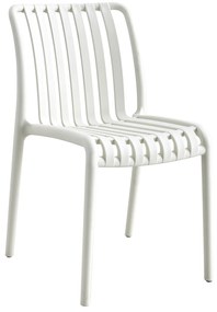 Καρέκλα Κήπου ArteLibre TAHITI Λευκό PP 60x47x80cm