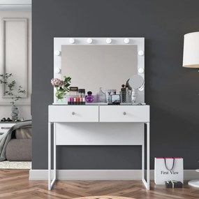 Τουαλέτα Μακιγιάζ Λευκό BUCLEVA 90x40x141.8