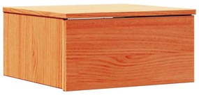 vidaXL Κομοδίνο Καφέ κεριού 37 x 35 x 18.5 εκ Μασίφ ξύλο πεύκου