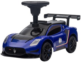 AIYAPLAY Αυτοκίνητο-Πατίνι, Άδεια Οχήματος, διαδραστικά κουμπιά κόρνας και μουσικής, πλαστικό και ατσάλι, μπλε, 65 x 29 x 37 εκ.