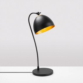 Φωτιστικό Επιτραπέζιο Μαύρο / Χρυσό TUNUNE 25x25x54
