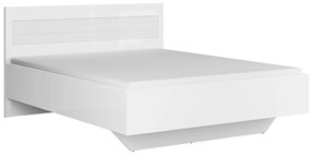 Κρεβάτι Boston G118, Διπλό, Άσπρο, 160x200, Πλαστικοποιημένη μοριοσανίδα, 165x206x93cm, 67 kg | Epipla1.gr
