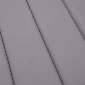 vidaXL Μαξιλάρια ξαπλώστρας Ύφασμα Oxford Γκρι