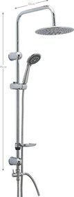 Acquanet Aliseo 3004 Chrome - Στήλη ντουζ χωρίς μπαταρία