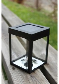 Φανάρι LED Μαύρο Κρυστάλλινο ABS 12 x 12 x 18 cm