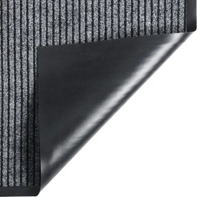 vidaXL Πατάκι Εισόδου Ριγέ Γκρι 40 x 60 εκ.