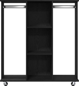 vidaXL Ντουλάπα Μαύρη δρυς 102 x 38 x 110 εκ. Επεξεργασμένο ξύλο