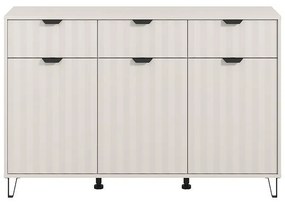 Κομότα - Μπουφές Brest 3K3F Cashmere - Cashmere Ματ 138x40x90 εκ. 138x40x90 εκ.