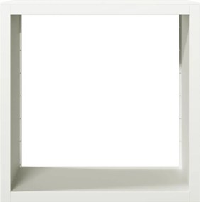 vidaXL Ράφι Καυσόξυλων Λευκό 100x40x100 εκ. Ατσάλινο