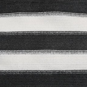 vidaXL Δίχτυ Σκίασης Ανθρακί/Λευκό 1,5 x 25 μ. από HDPE 75 γρ./μ²