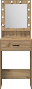 vidaXL Τραπέζι περιποίησης Artisan Oak 50 x 41 x 135 εκ