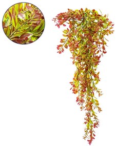 Τεχνητό Κρεμαστό Φυτό Μυρτιά 78058 30x10x80cm Green-Red GloboStar Plastic