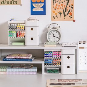 Organizer ή μολυβοθήκη λευκό Y17,5x20,5x15εκ.
