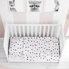 Σεντόνια Κούνιας (Σετ) Dimcol Star 102 Blue