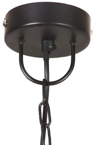 Φωτιστικό Κρεμαστό Industrial Στρογγυλό 25 W Μαύρο 32 εκ. Ε27 - Μαύρο