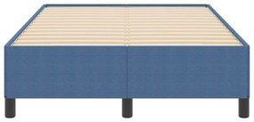 vidaXL Σκελετός Κρεβατιού Μπλε 120 x 200 cm Βελούδο