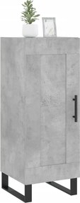 vidaXL Ντουλάπι Γκρι Σκυροδέματος 34,5x34x90 εκ. Επεξεργασμένο Ξύλο