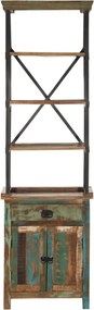 vidaXL Ντουλάπι Ψηλό 55x30x180 εκ. από Μασίφ Ανακυκλωμένο Ξύλο