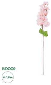 GloboStar® Artificial Garden BOUGAUVILLEA BRANCH 20660 Τεχνητό Διακοσμητικό Κλαδί Μπουκανβίλιας Ροζ - Πορτοκαλί Y80cm