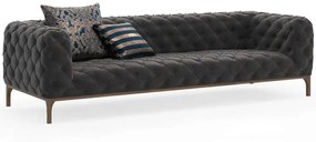 Καναπές Τριθέσιος Fashion 291NDS1302 235x100x71cm Grey