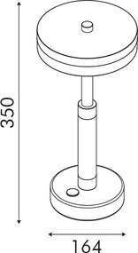 Πορτατίφ LED Aca Dimmable Asian CNT11WGDIM Gold