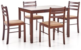 NEW STARTER table + 4 chairs DIOMMI V-CH-STARTER_NEW_2-ESPRESSO DIOMMI-60-21852