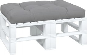 vidaXL Μαξιλάρι Παλέτας Γκρι 120 x 80 x 12 εκ. Υφασμάτινο