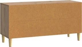 vidaXL Ντουλάπι TV 99 x 34,5 x 50 εκ. Artisan Δρυς Επεξεργασμένο Ξύλο
