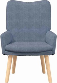 vidaXL Πολυθρόνα Μπλε 63 x 67 x 94 εκ. ύφασμα