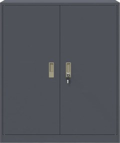 vidaXL Ντουλάπι αποθήκευσης Ανθρακί 90 x 40 x 105 cm Ατσάλι