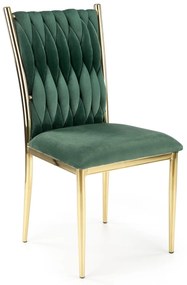 K436 chair color: dark green / gold DIOMMI V-CH-K/436-KR-C.ZIELONY/ZŁOTY