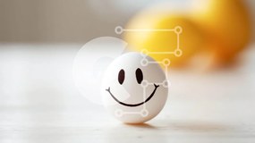 Intra Συλλεκτικό Ξύλινο Παζλ Plywood  4mm - Smiley Face Egg με λεμόνια και πορτοκάλια Σε Ξύλινο Κουτί - Διαστάσεις Puzzle: 10x10 cm – 25 κομμάτια