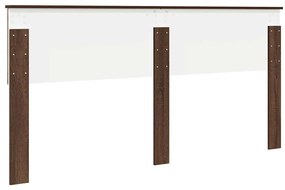 vidaXL Κεφαλάρι Καφέ δρυς 180 cm Επεξεργασμένο ξύλο