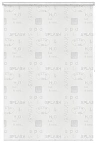 vidaXL Κουρτίνα Μπάνιου Ρολό Σχέδιο Πιτσιλιά 140 x 240 εκ.