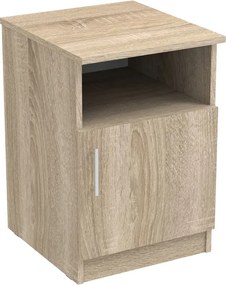 Κομοδίνο Galdi pakoworld σε sonoma απόχρωση 40x45x60εκ