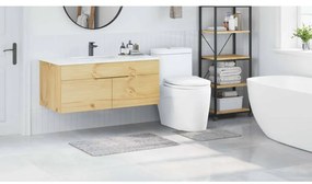 vidaXL Πατάκι μπάνιου 2 pcs Γκρι 50 x 50 cm Πολυπροπυλένιο