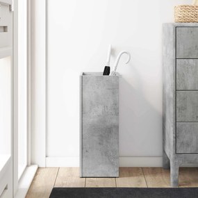 vidaXL Σχέδιο &amp; βάση αποθήκευσης Σκυρόδεμα Γκρι 25 x 24,5 x 64 εκ.