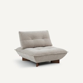 Πολυθρόνα modulable από βελούδο chenille, Kaori