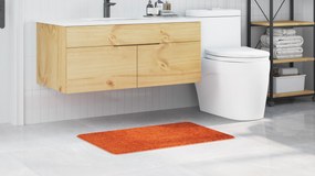 vidaXL Πατάκι Μπάνιου Ορθογώνιο Πορτοκαλί 60x90 εκ. Πολυπροπυλένιο Αντιολισθητικό