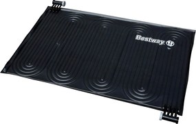 Bestway Ηλιακός Ματ Θέρμανσης Πισίνας Μαύρο 110 x 171 εκ PVC