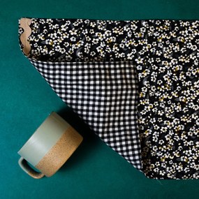 Σουπλά 2 Όψεων (Σετ 2τμχ) White Fabric Leora Multi