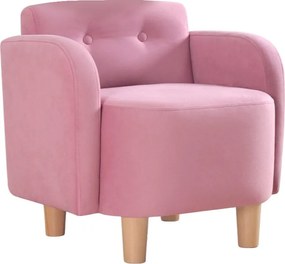 Kid's Wing Chair Volie - Pink Pink