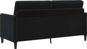 vidaXL Καναπές με Αποθήκευση Μαύρο 172 x 78 x 87 εκ Πολυεστέρας
