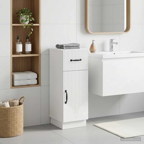 vidaXL Ντουλάπι Αποθήκευσης Μπάνιου HOORN Λευκό 30 x 31 x 77 εκ.
