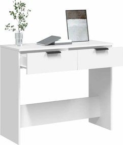 vidaXL Τραπέζι Κονσόλα Λευκό 90 x 36 x 75 εκ. από Επεξεργασμένο Ξύλο