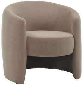 Πολυθρόνα Barken ύφασμα σε γκρι-μπεζ απόχρωση 77x74.5x73εκ 77x74.5x73 εκ.