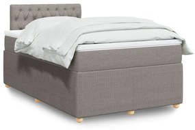 ΚΡΕΒΑΤΙ BOXSPRING ΜΕ ΣΤΡΩΜΑ TAUPE 120X200 ΕΚ. ΥΦΑΣΜΑΤΙΝΟ 3289734