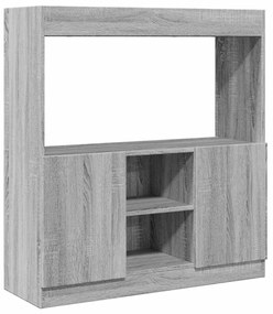 vidaXL Ντουλάπι Γκρι Sonoma 92x33x100 εκ. από Επεξεργασμένο Ξύλο