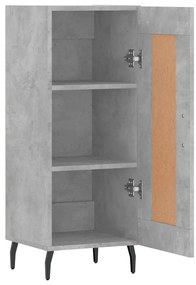vidaXL Ντουλάπι Γκρι Σκυροδέματος 34,5x34x90 εκ. Επεξεργασμένο Ξύλο