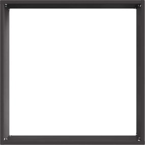 vidaXL Περίγραμμα γκαζόν 6 pcs Μαύρο 40 x 40 x 13 cm Ατσάλι